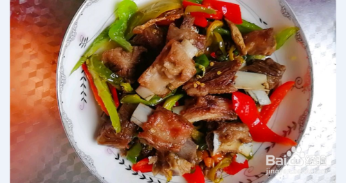 爆炒排骨，爆炒红烧排骨