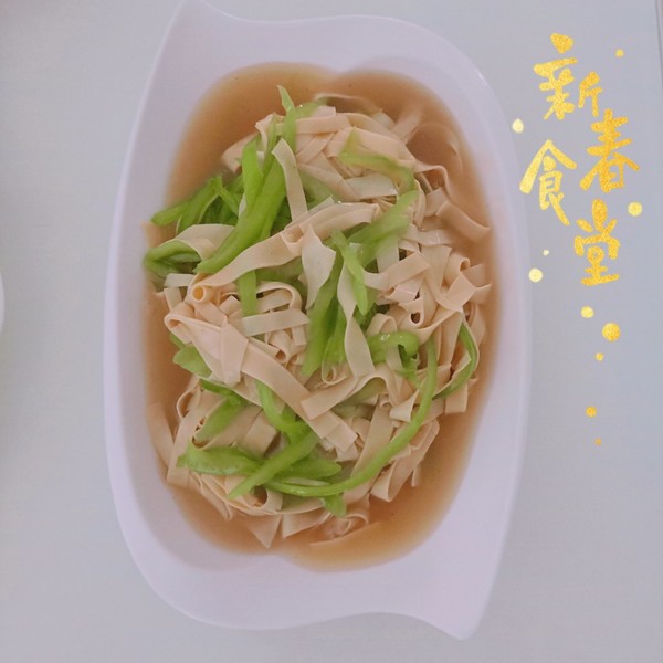 干豆腐炒尖椒，干豆腐炒尖椒正宗饭店做法