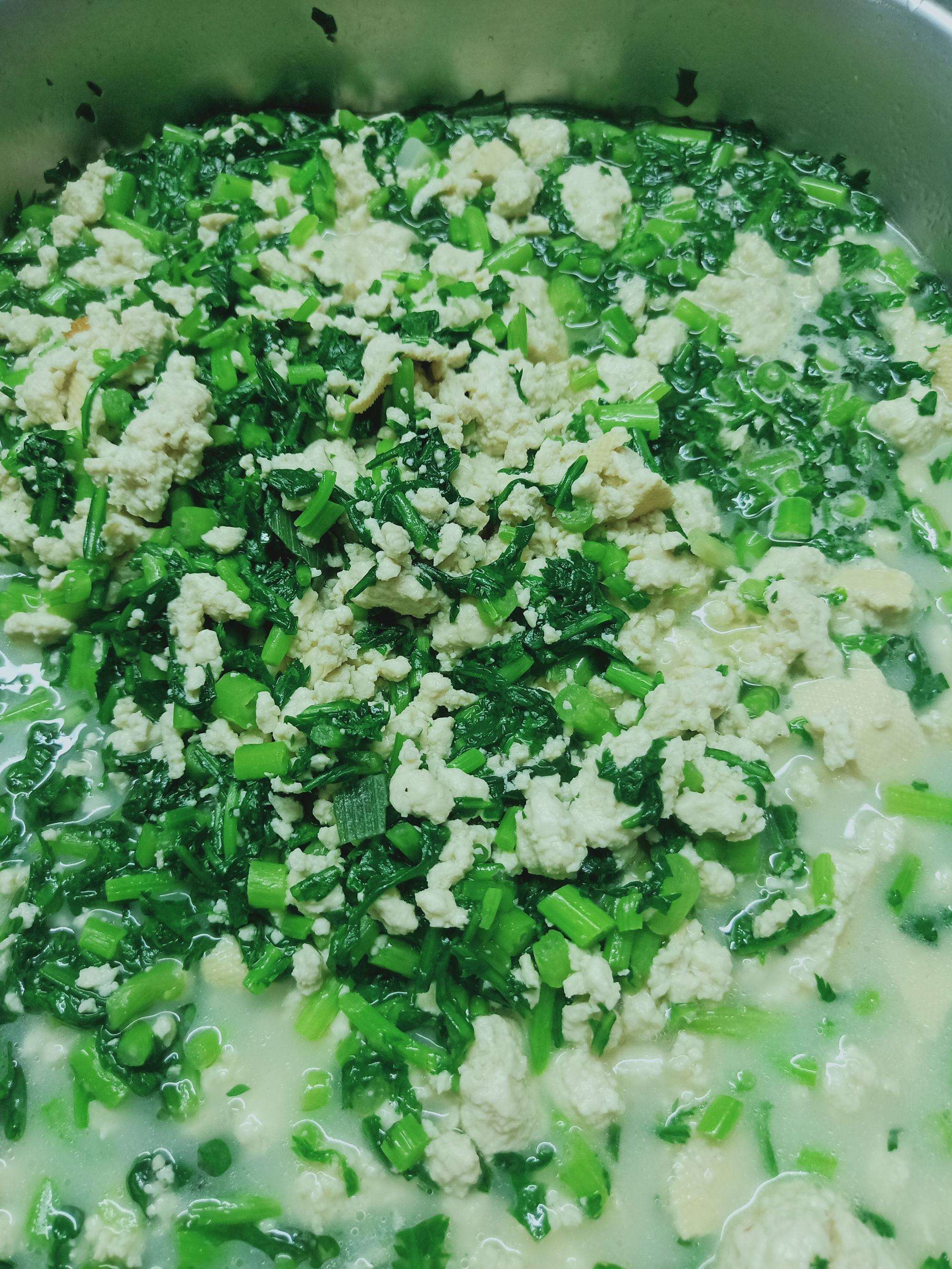 茼蒿豆腐，茼蒿豆腐汤的做法正宗