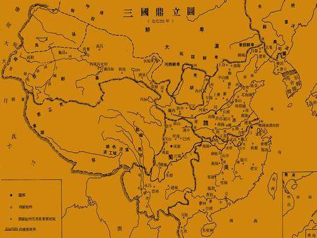 魏蜀吴三国地图，魏蜀吴三国地图全图