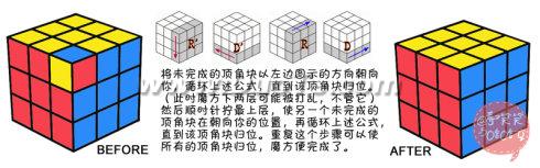 魔方教程一步一步图解，魔方教程一步一步图解 入门