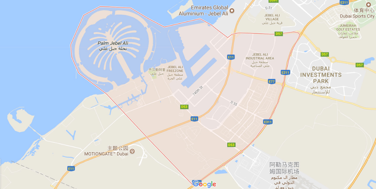 迪拜地图，迪拜地图全图高清版