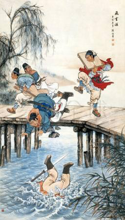 武松大闹飞云浦概括，武松大闹飞云浦概括20字