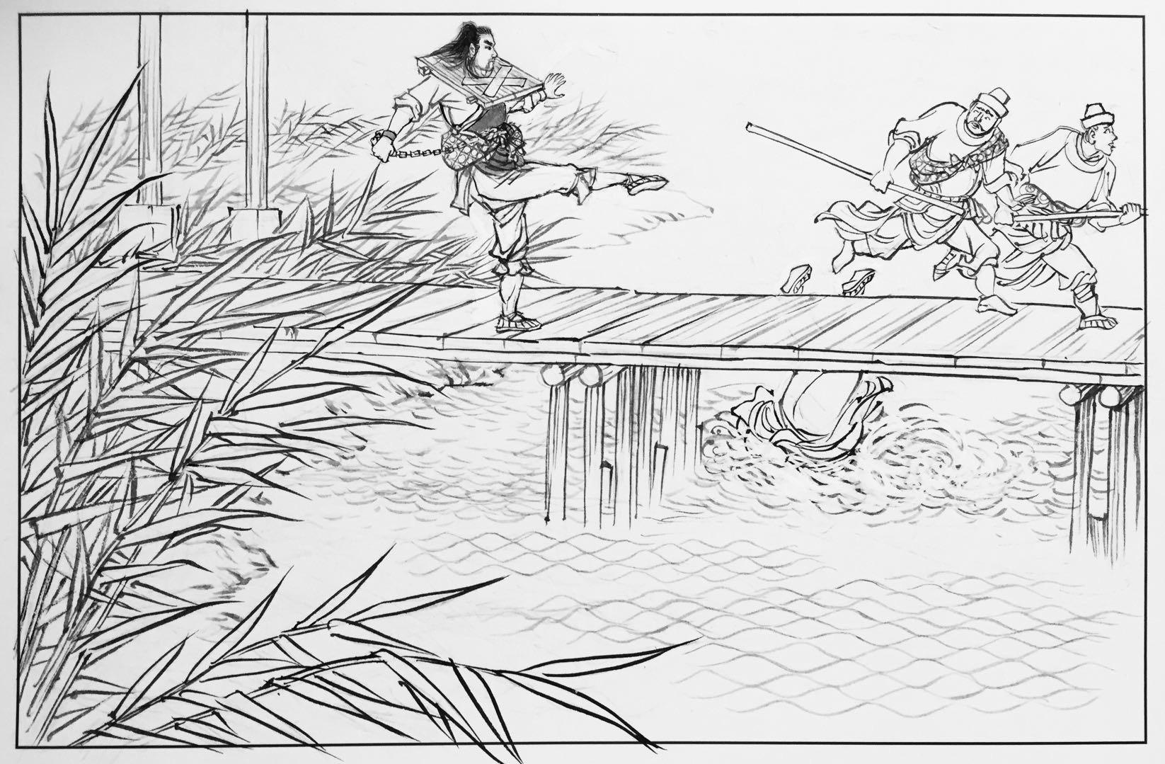 武松大闹飞云浦概括，武松大闹飞云浦概括20字