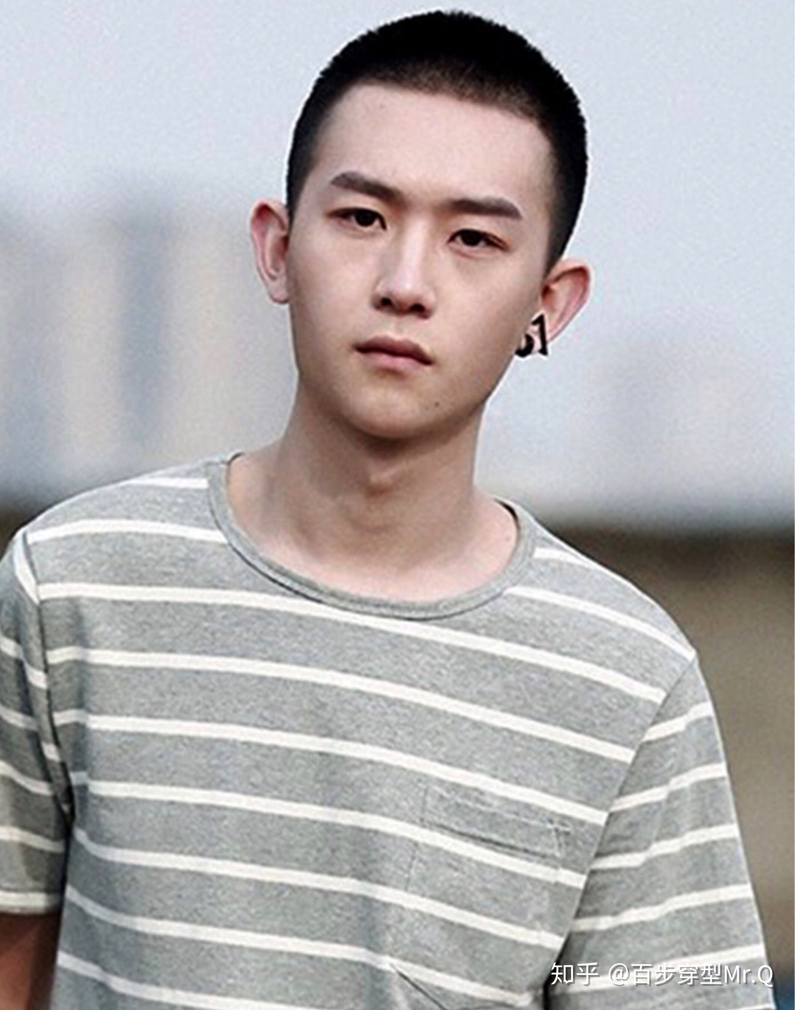 平头发型图片，平头发型图片男潮