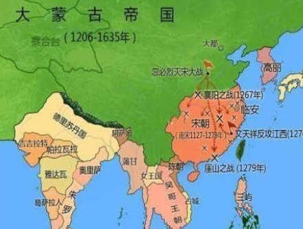 元灭南宋，元灭南宋之战