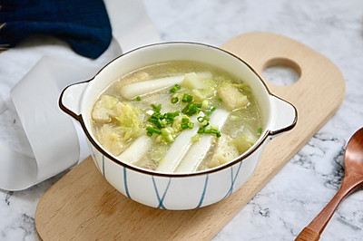 白菜肉丝汤，白菜豆腐汤的做法
