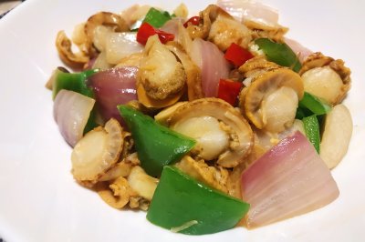 家常小炒扇贝肉，冷冻扇贝肉怎么做好吃