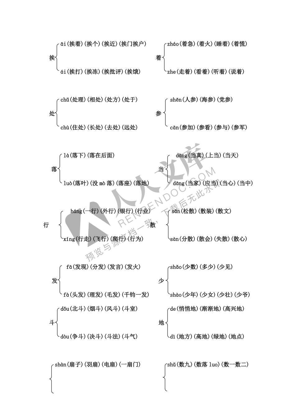 叉的多音字组词，叉的多音字组词3个读音