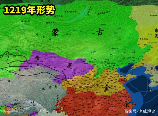成吉思汗打到欧洲哪里，成吉思汗打到欧洲哪里地图