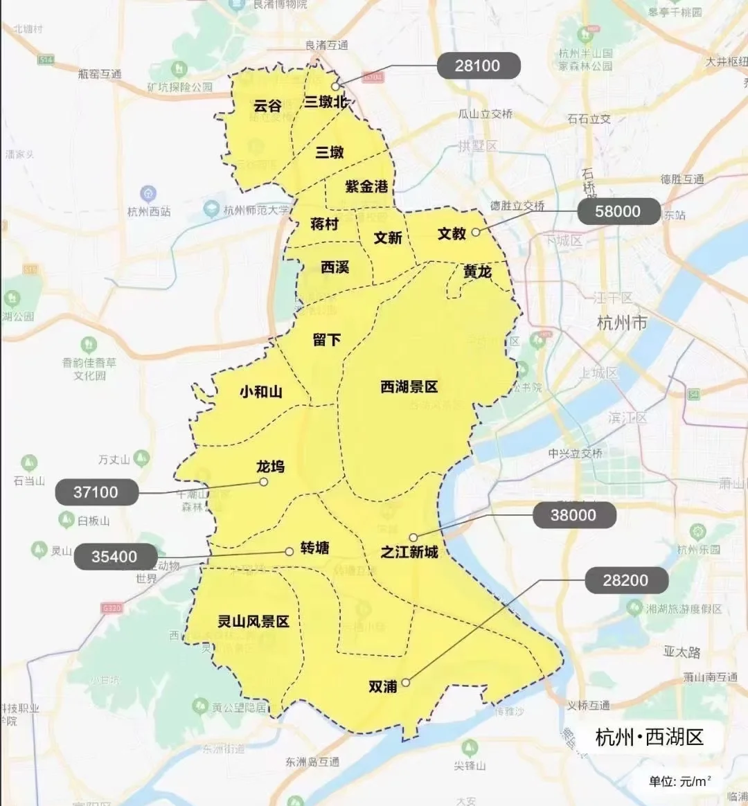 杭州房产值得投资的区块链，杭州哪里投资房产升值空间大